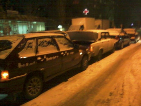 ДТП в 4 машины) — Hyundai Accent (2G), 1,5 л, 2008 года | ДТП | DRIVE2