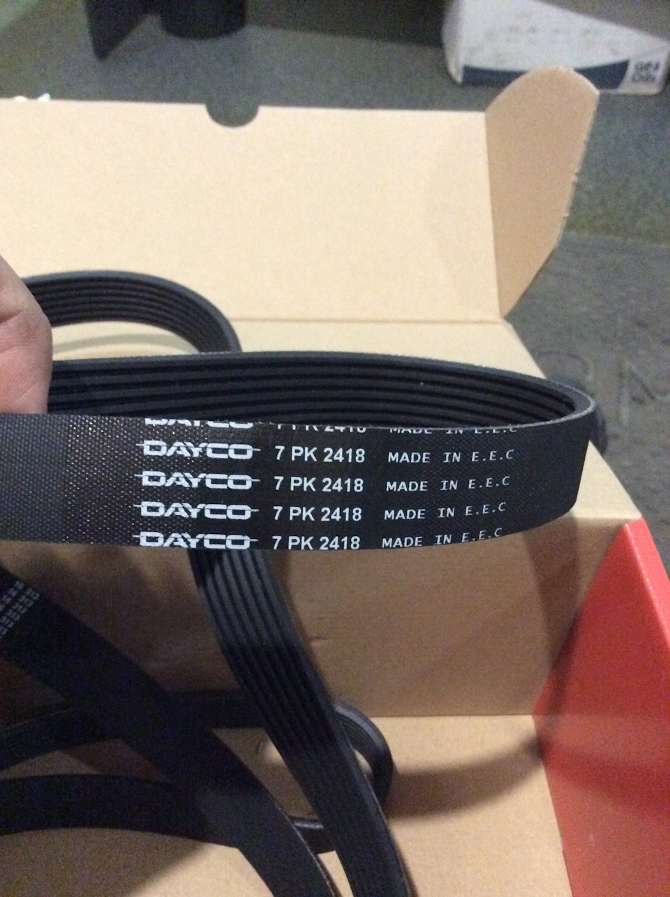 7PK2418 Поликлиновый ремень DAYCO | Запчасти на DRIVE2