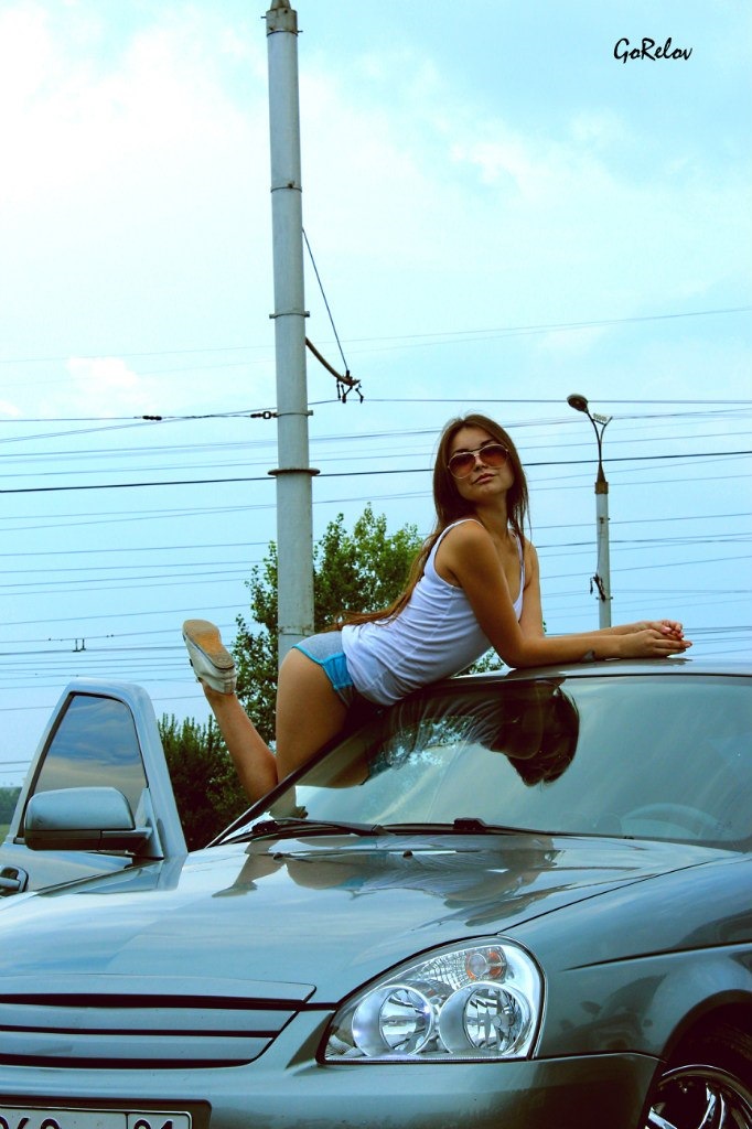 Фото сет Девушка, другие машины и "Приора 868" 4.08.2013 — Lada Приора ...