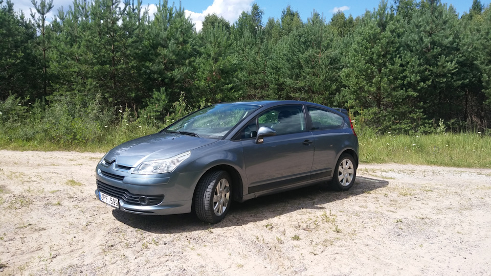 Включение дальнего света. — Citroen C4 (1G), 1,6 л, 2007 года ...