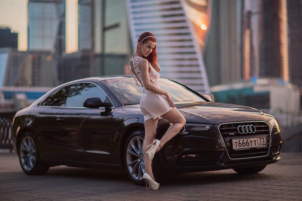 Полина Алексеева Audi rs7 Alex Bazilev