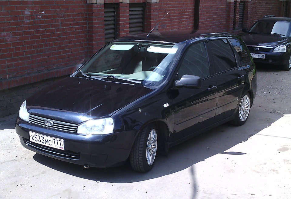 Борода от гранты на калину =) — Lada Калина Универсал (1G), 1,4 л, 2011 ...