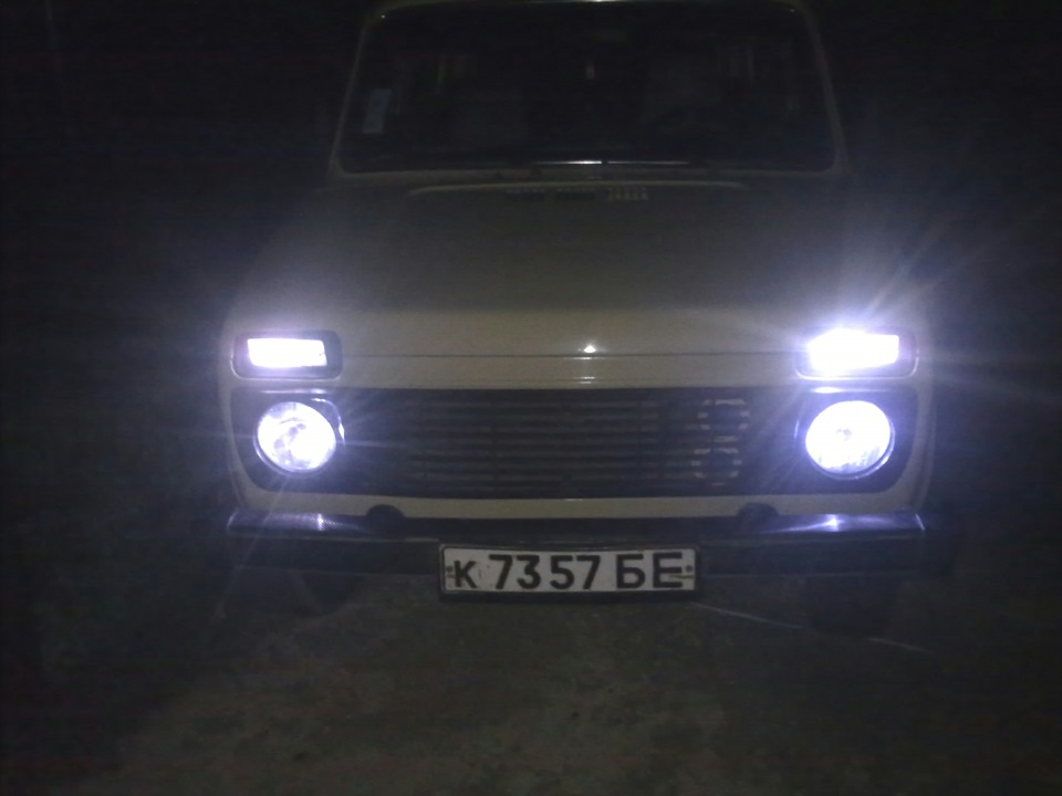 надфарники — Lada 4x4 3D, 1,6 л, 1991 года | фотография | DRIVE2