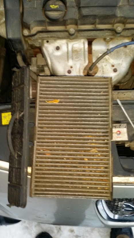 Замена салонного фильтра или работы на 5 минут. — Peugeot 307 SW, 1,6 л ...