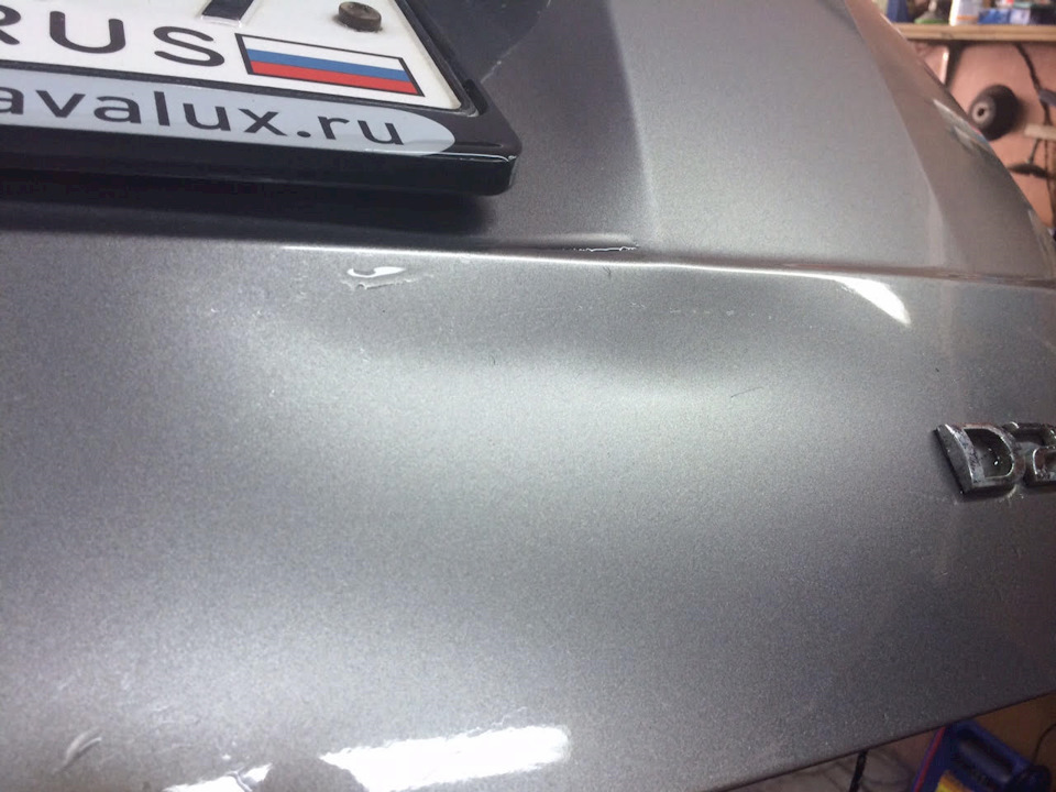 Удаление вмятины без покраски — SsangYong Actyon (2G), 2 л, 2012 года ...