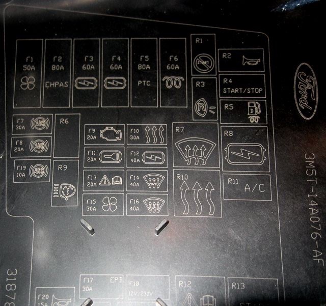 Схема блока предохранителей форд фокус 2 дорестайлинг в салоне