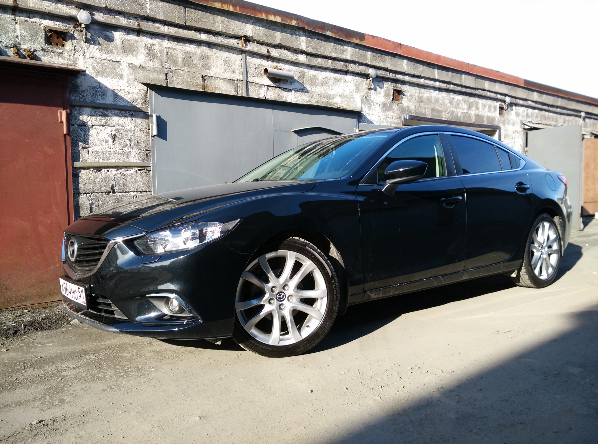 Сменил 17 диаметр на 19 — Mazda 6 (3G) GJ, 2 л, 2012 года | колёсные диски  | DRIVE2