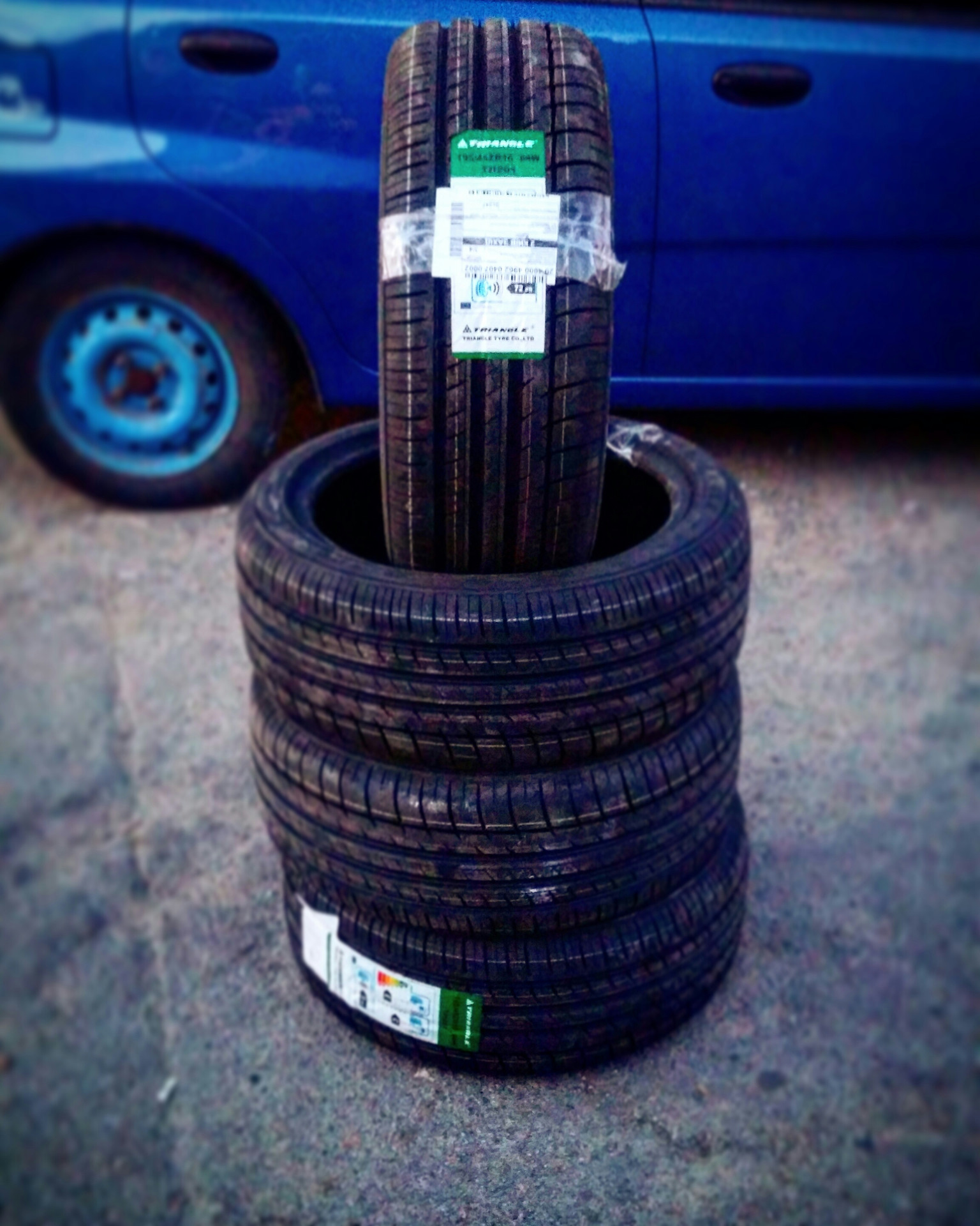 84. Triangle TH201 195/45 r16 — Chevrolet Aveo 5-door (1G), 1,5 л ...