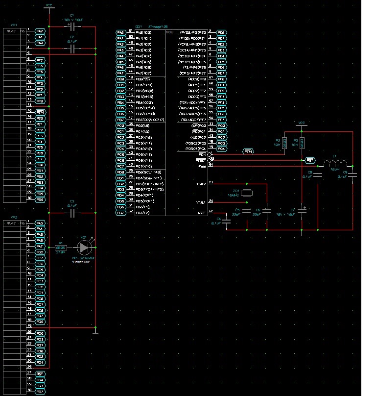 ATmega128 Module или модуль для отладочной платы. — DRIVE2