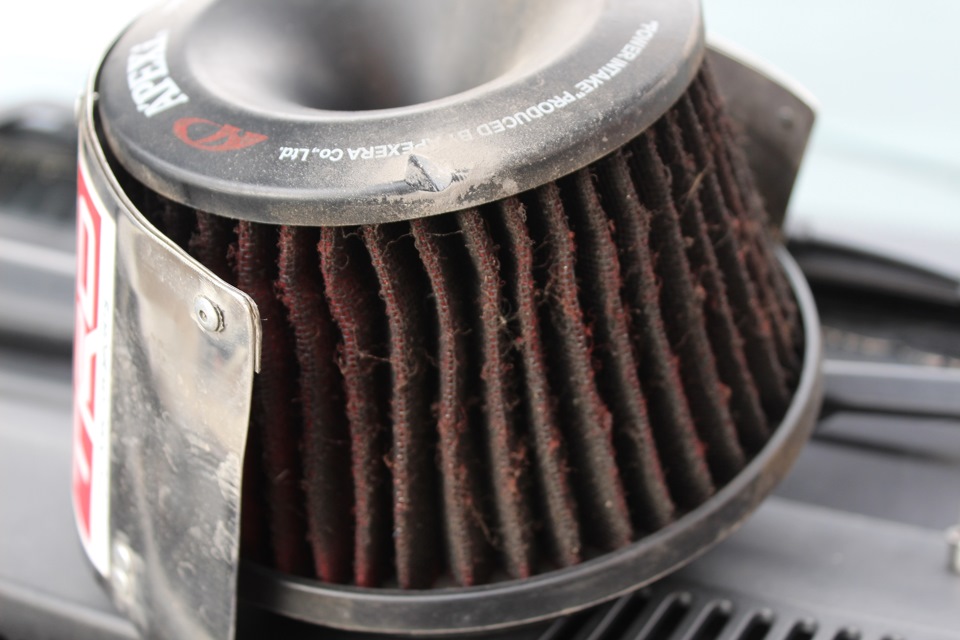 чистка фильтра нулевого сопротивления, пробег 7 месяцев — Toyota Ractis ...