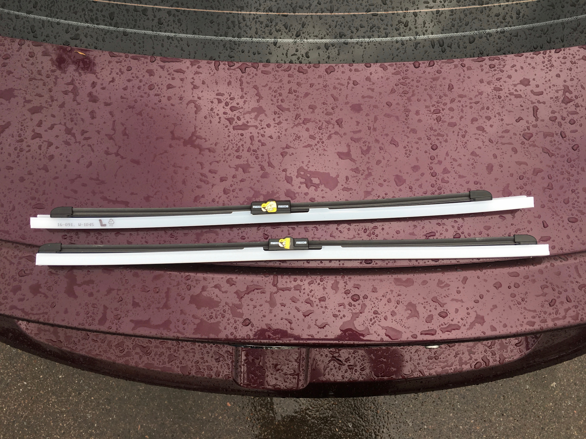Лоб AGC + тонировка + дворники Mazda — Mazda 3 (1G) BK, 2 л, 2008 года ...