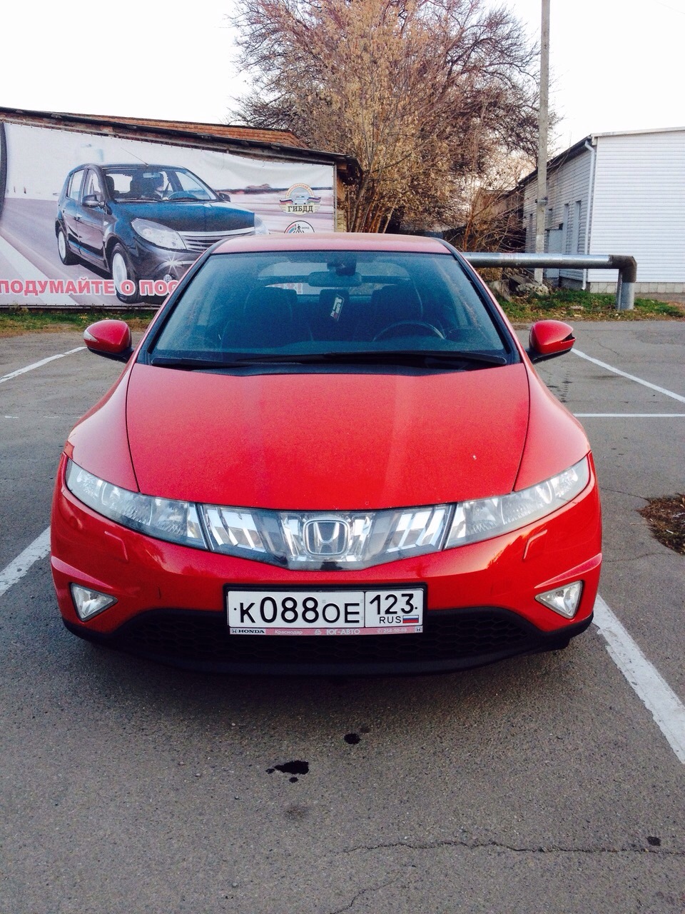 Повторная замена гос. номера на 707! — Honda Civic 5D (8G), 1,8 л, 2008  года | другое | DRIVE2