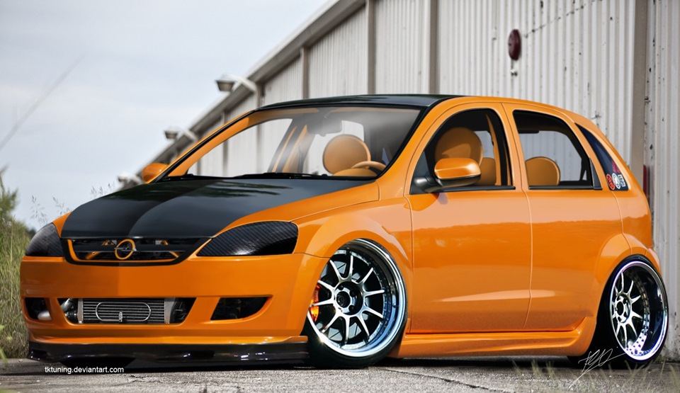 Opel Corsa 2007 stance