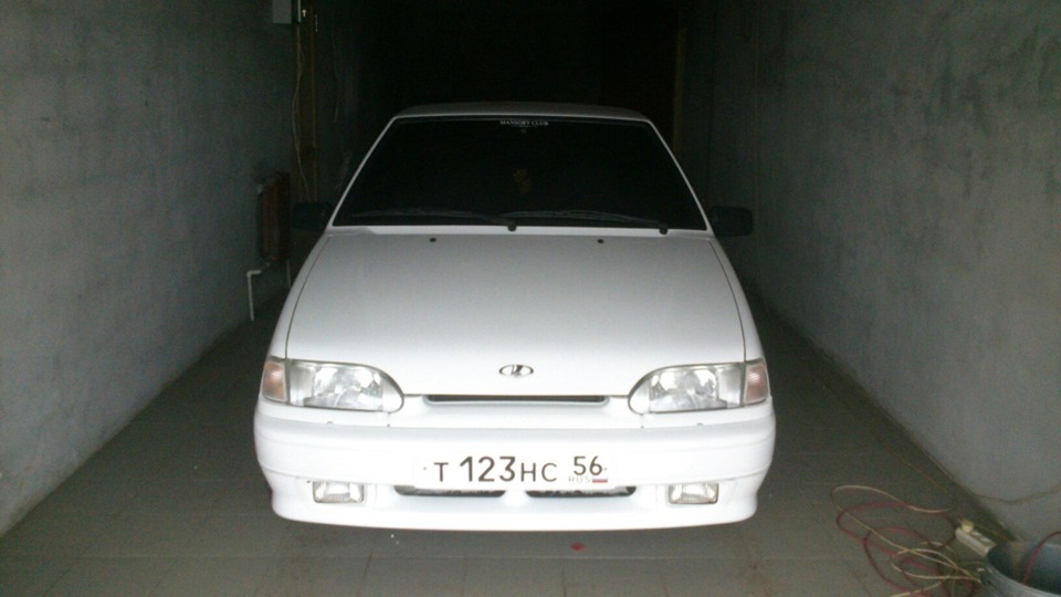 Врезал противотуманки в стандартный бампер. — Lada 2114, 1,6 л, 2012 ...