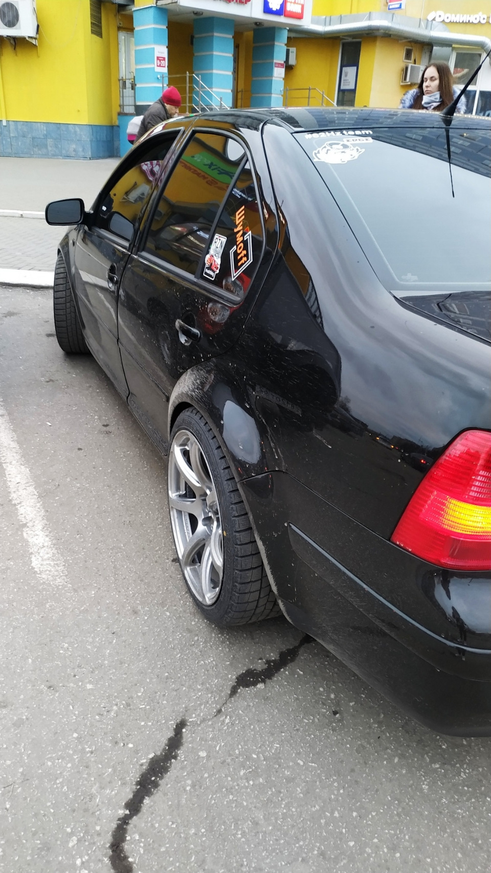 Замена стандартных тормозных дисков на LADA Sport перед, покраска ...