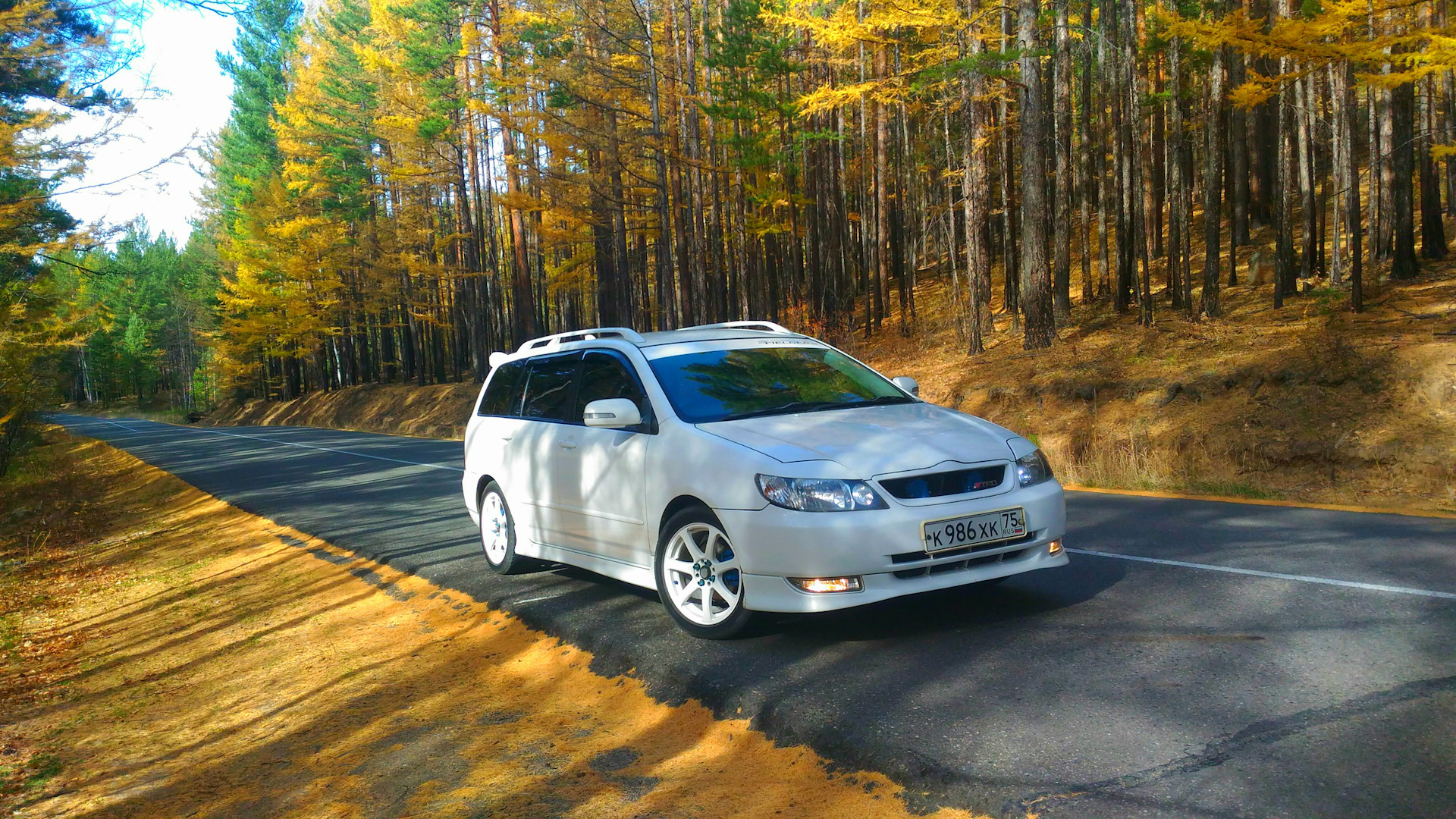 Toyota Corolla Fielder 2013 stance