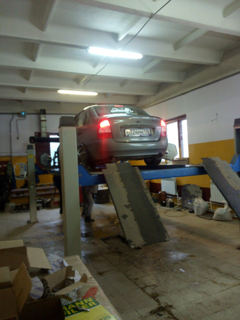 И снова развал-схождение — LADA Калина седан, 1,6 л., 2007 года | визит ...