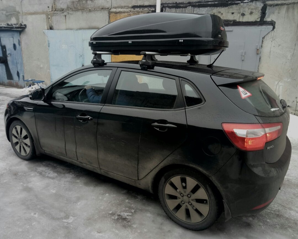Автобокс «Satellite 460» на автомобиль Киа Рио (кузов хетчбэк) — DRIVE2