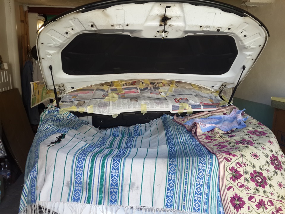 Так подготавливал под покраску. — KIA Sorento (2G)