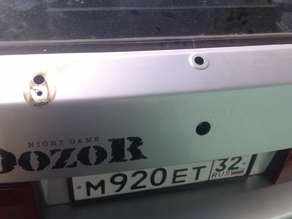 Заварил дырки на багажнике от табличек, веника и замка — LADA 2114, 1,6 ...