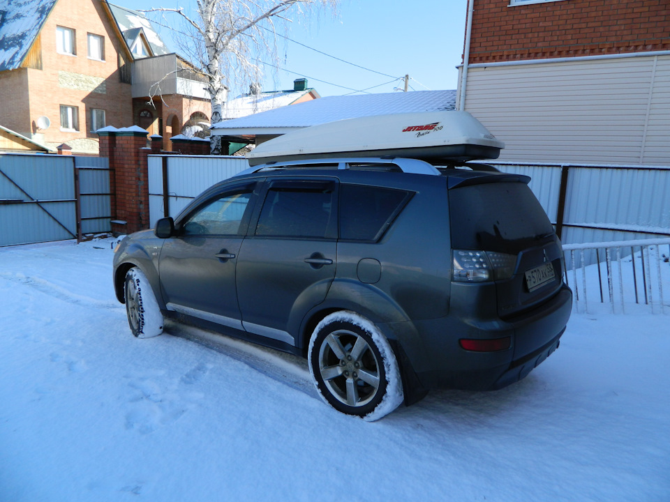 Вернулись домой…холодно блин! — Mitsubishi Outlander XL