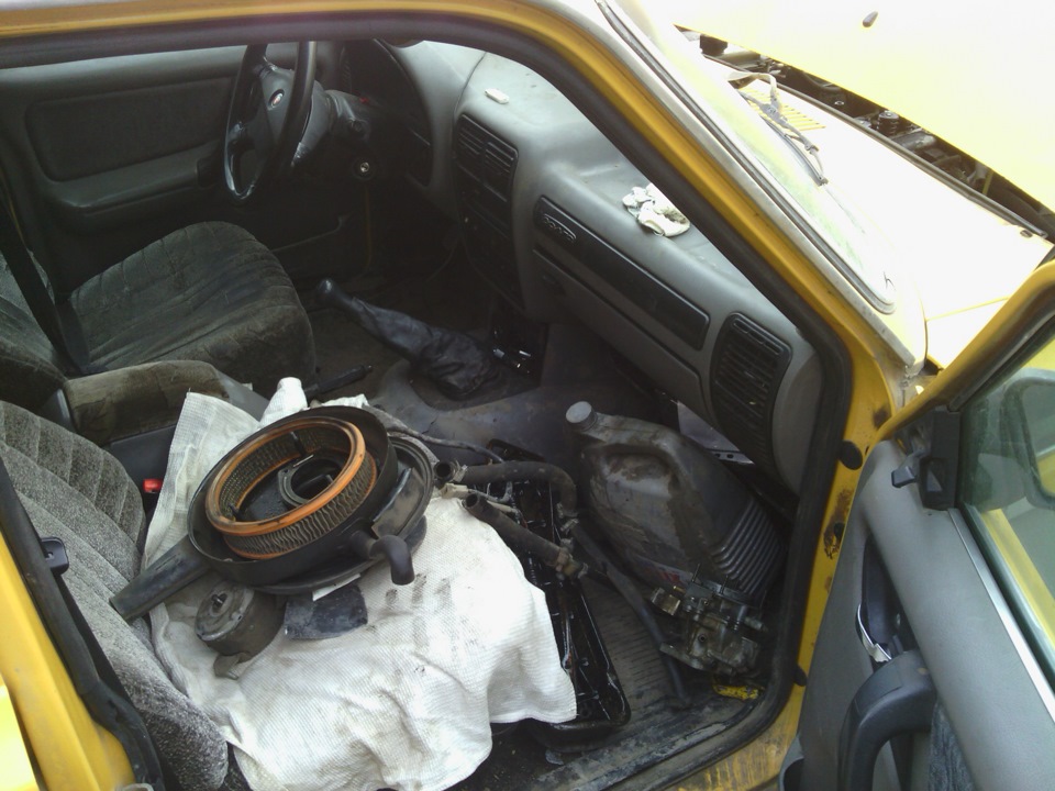 после того ка было обнаружена утечка тосола в цилиндр.началась ...