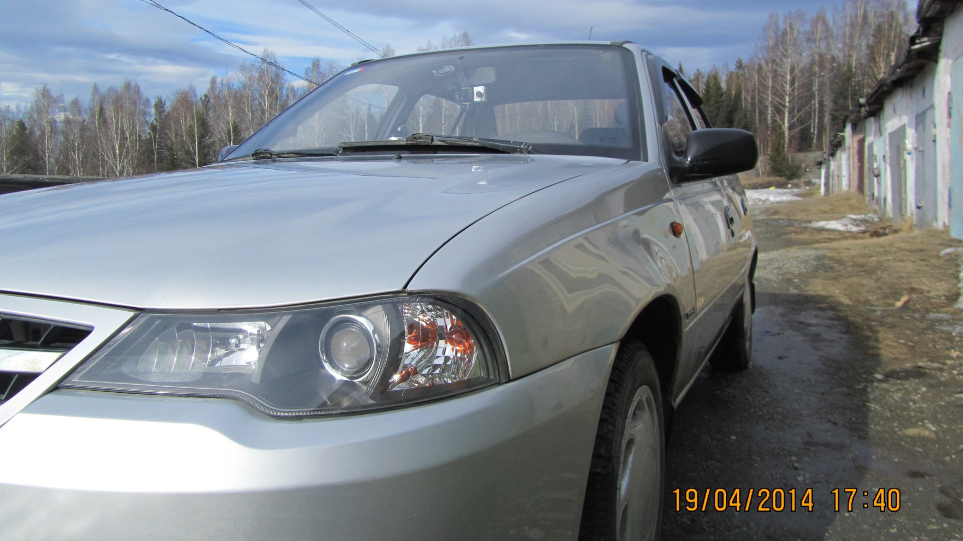 Daewoo Nexia серая