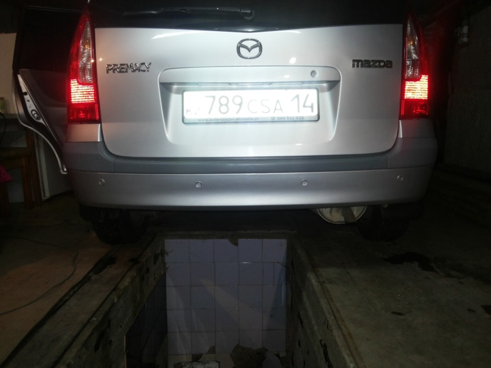 Установка парковочного радара — Mazda Premacy (1G), 1,8 л, 1999 года ...