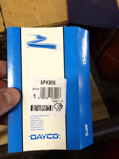 6PK906 Ремень Рено 6PK905S PSA DAYCO | Запчасти на DRIVE2