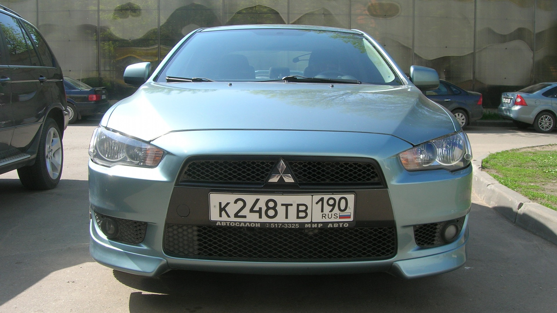 Mitsubishi Lancer X 2.0 бензиновый 2007 | Серо-зеленый 2литра MT на DRIVE2