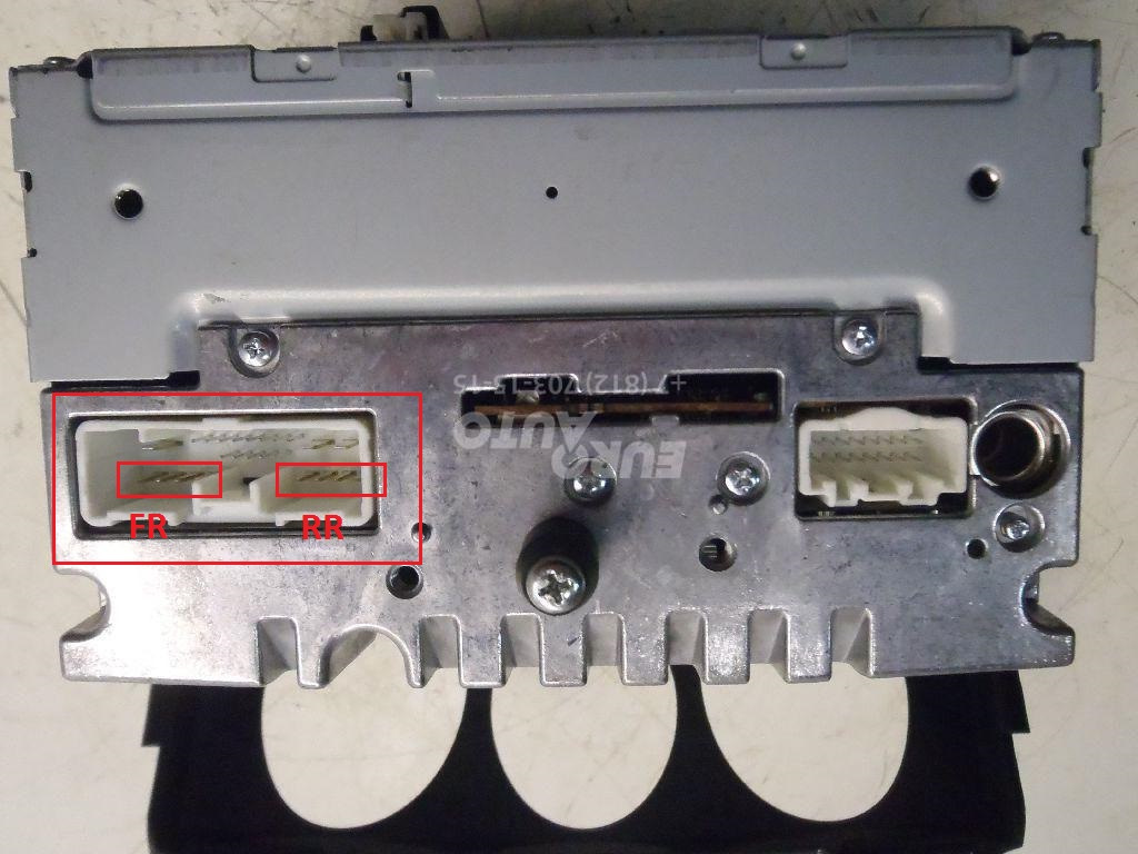 распиновка штатной магнитолы мазда 3 бк