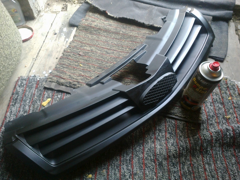 Покраска матовой краской некоторых деталей — Chery A13, 1,5 л., 2011 ...