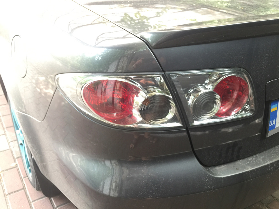 Притемнил задние фары — Mazda 6 (1G) GG, 2 л, 2006 года | стайлинг | DRIVE2