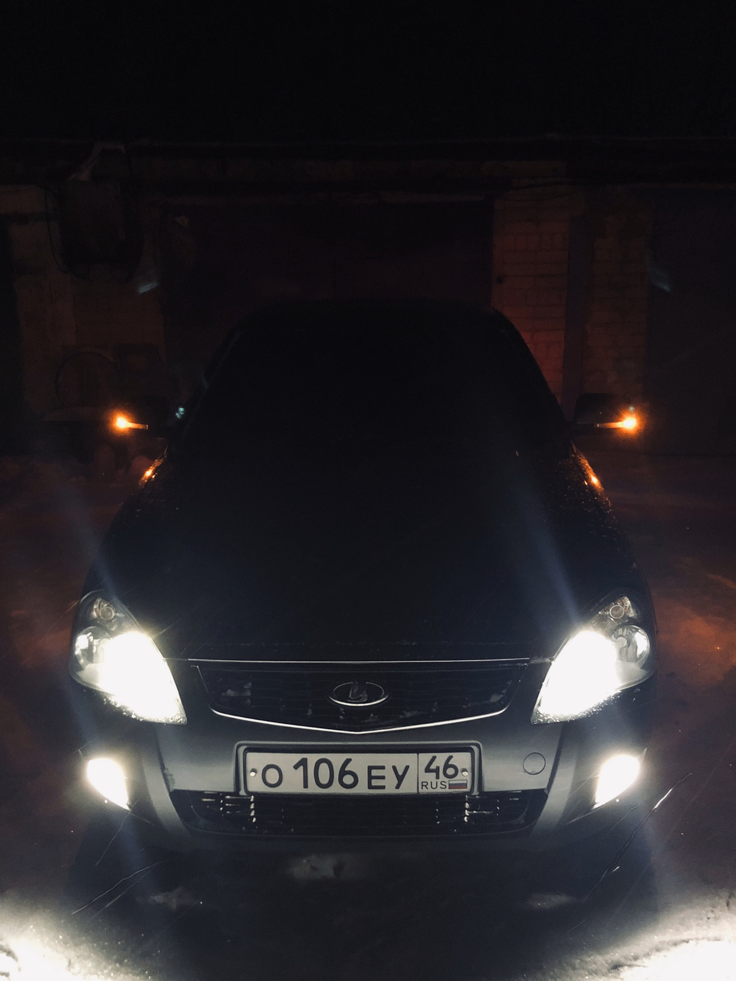 Американские габариты в зеркала — Lada Приора седан, 1,6 л, 2009 года ...