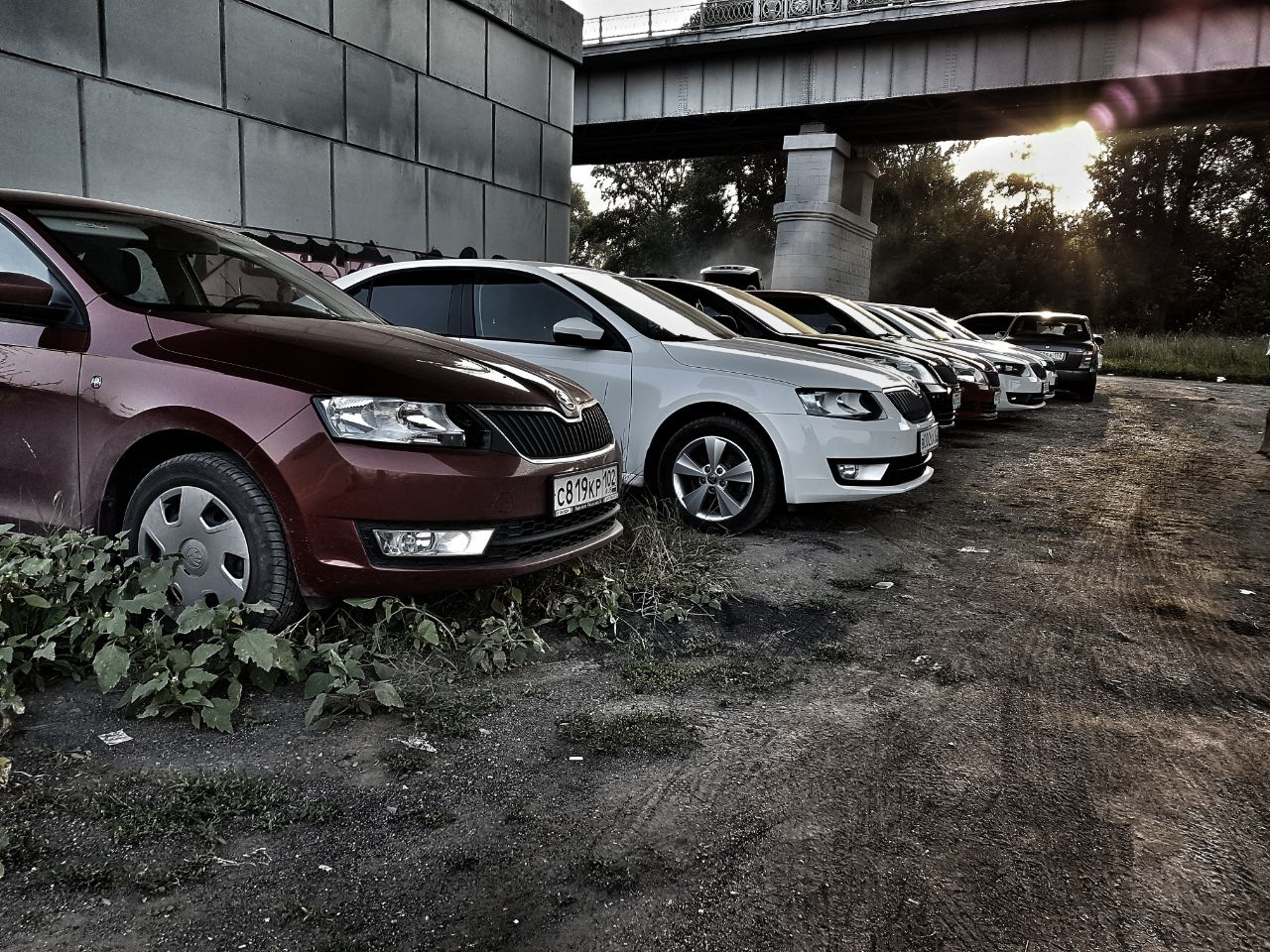 Встреча шкода клуб Уфа))) — Skoda Octavia A7 Mk3, 1,2 л, 2014 года ...
