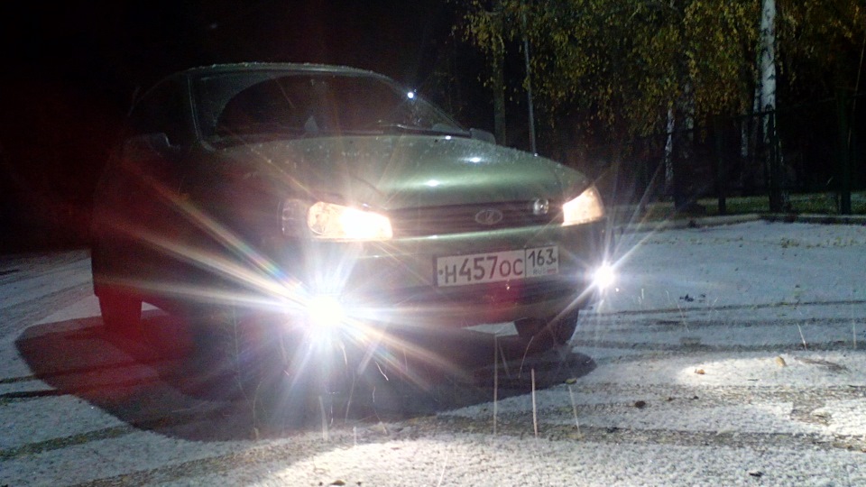ПТФ на Калину — Lada Калина седан, 1,6 л, 2010 года | тюнинг | DRIVE2
