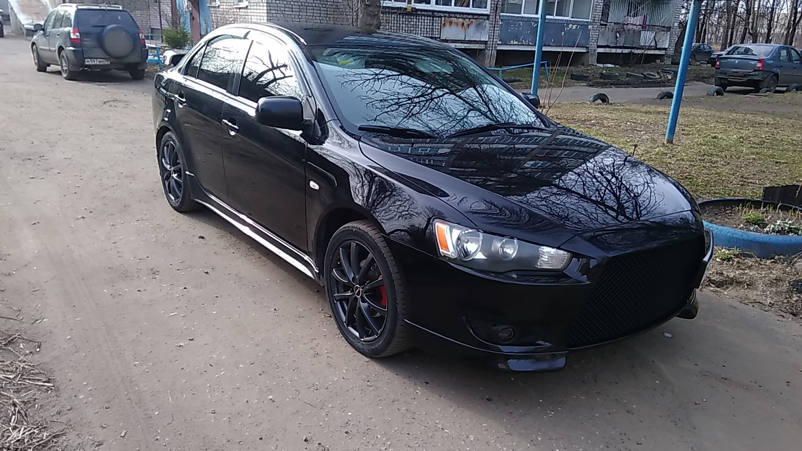 Mitsubishi Lancer X 2.0 бензиновый 2008 | Чёрная Акула на DRIVE2