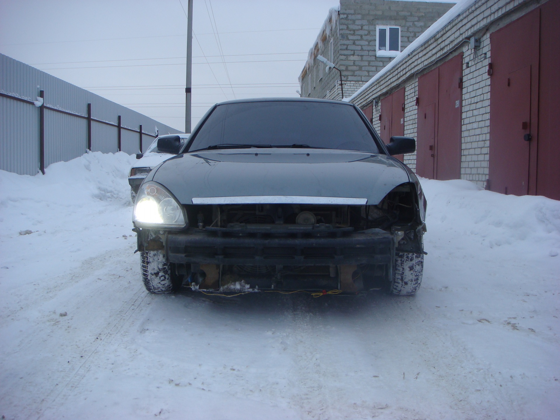 4 туманки и покраска фар — Lada Приора седан, 1,6 л, 2010 года | тюнинг |  DRIVE2