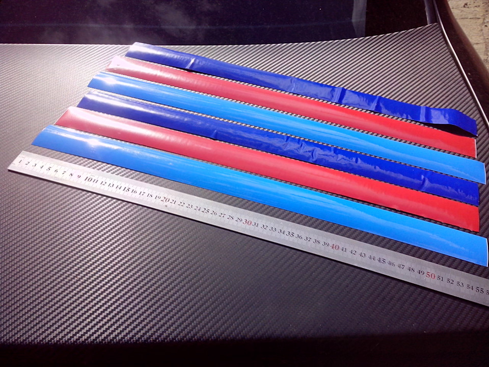 полоски ВМW М-style — BMW 5 series (E34), 2,5 л, 1989 года | своими ...