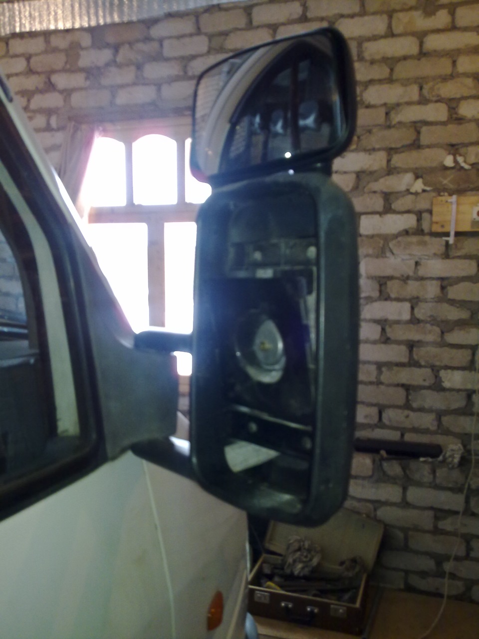 Как разобрать зеркало спринтера Дополнительные зеркала - Mercedes-Benz Sprinter (1G), 2,3 л, 1996 года аксессуар