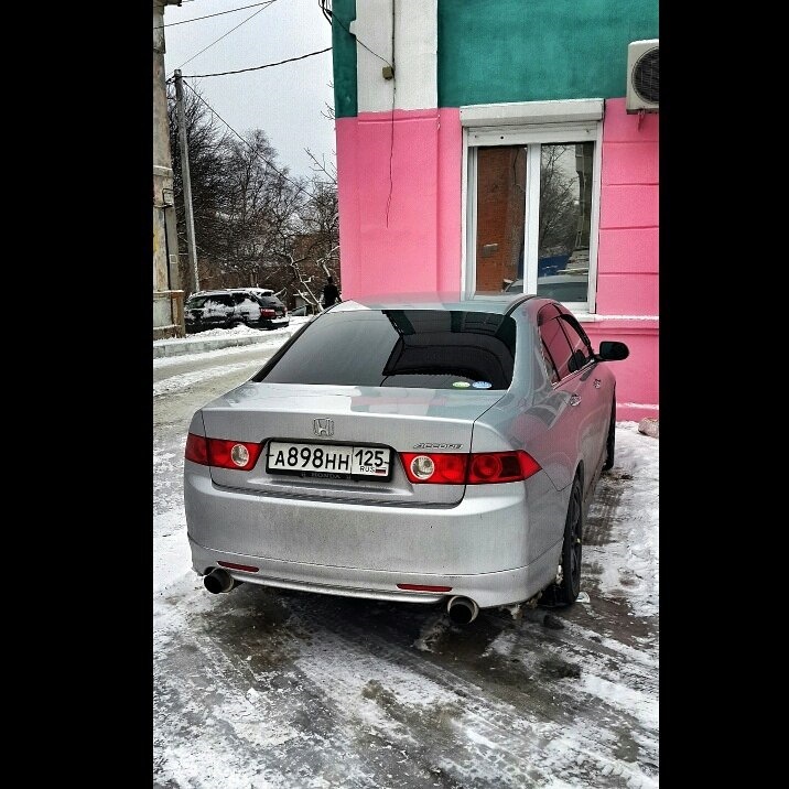 Замена одинарного выхлопа — Honda Accord (7G), 2 л, 2006 года | тюнинг ...