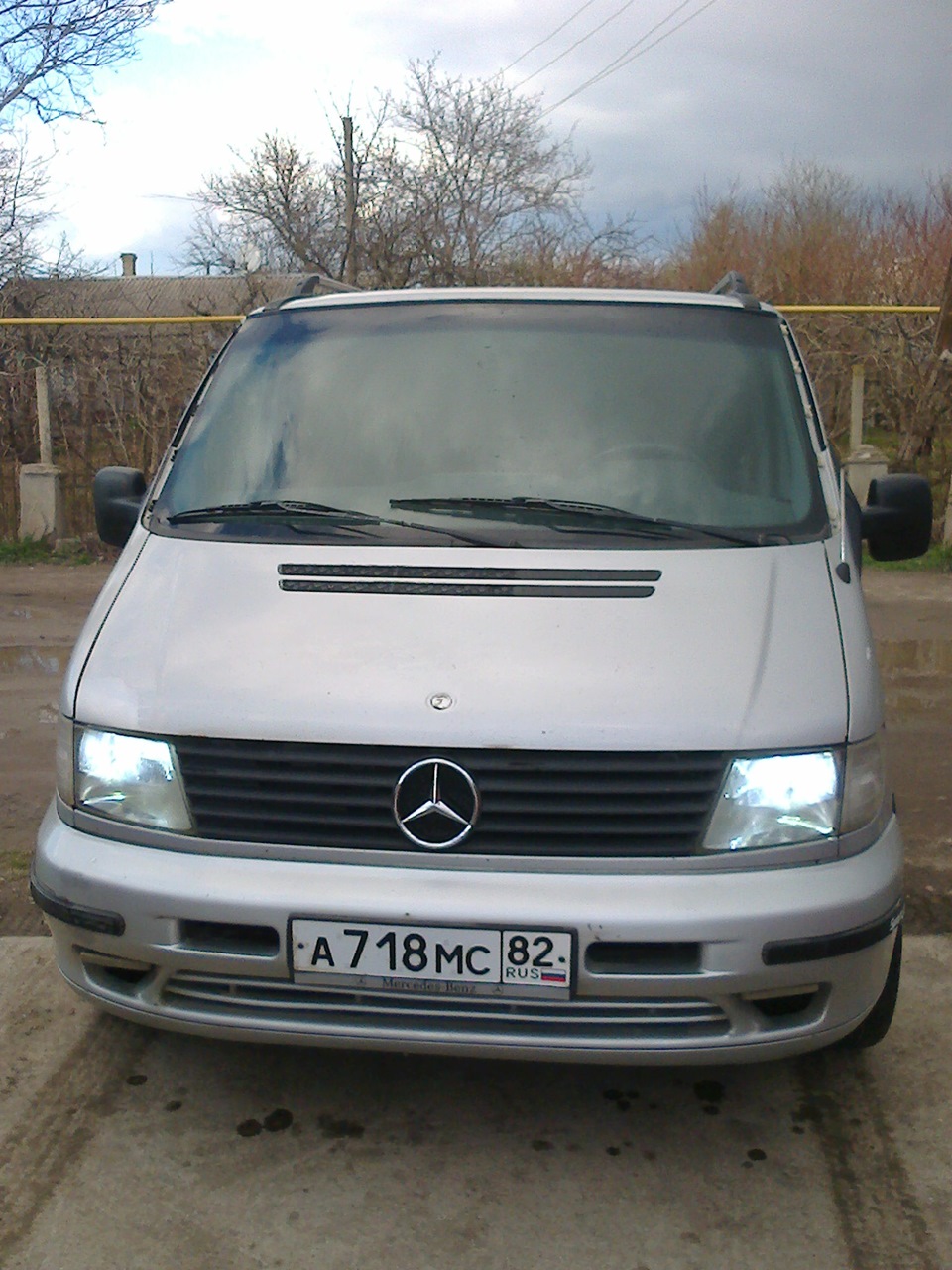 Помогите распознать краску светло-серый металлик. — Mercedes-Benz Vito  (1G), 2,2 л, 1999 года | кузовной ремонт | DRIVE2