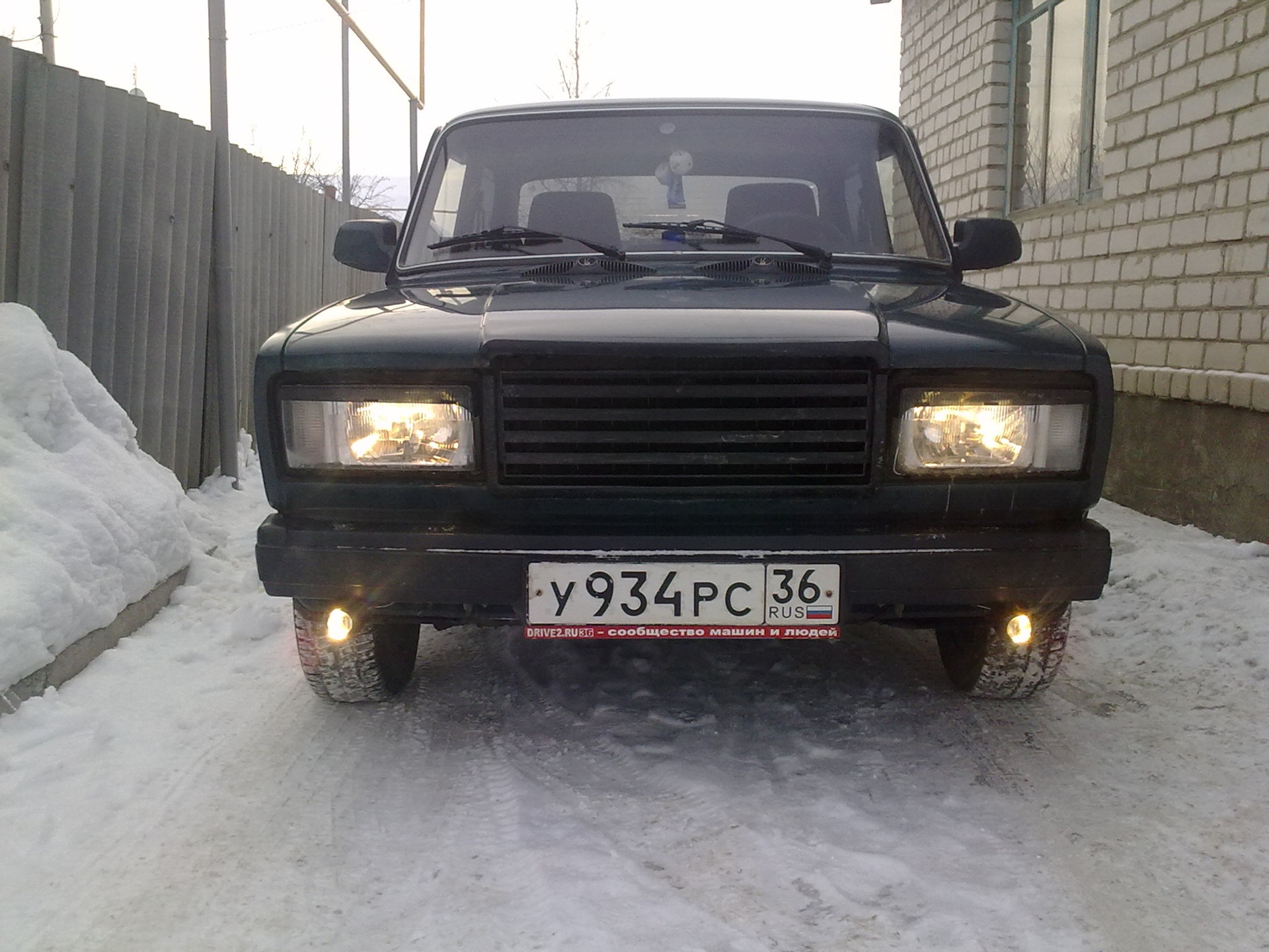 туманки — Lada 2107, 1,6 л, 2003 года | аксессуары | DRIVE2