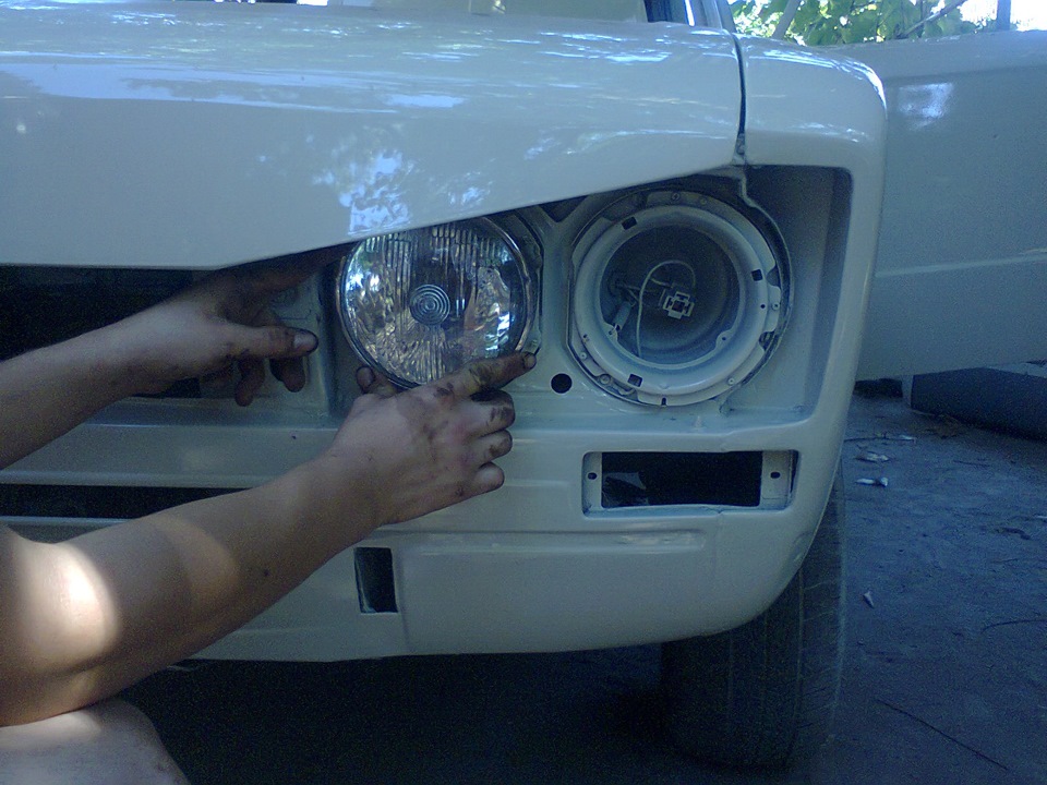 Перерождение дальних фар) — Lada 2106, 1,6 л, 1976 года | своими руками ...