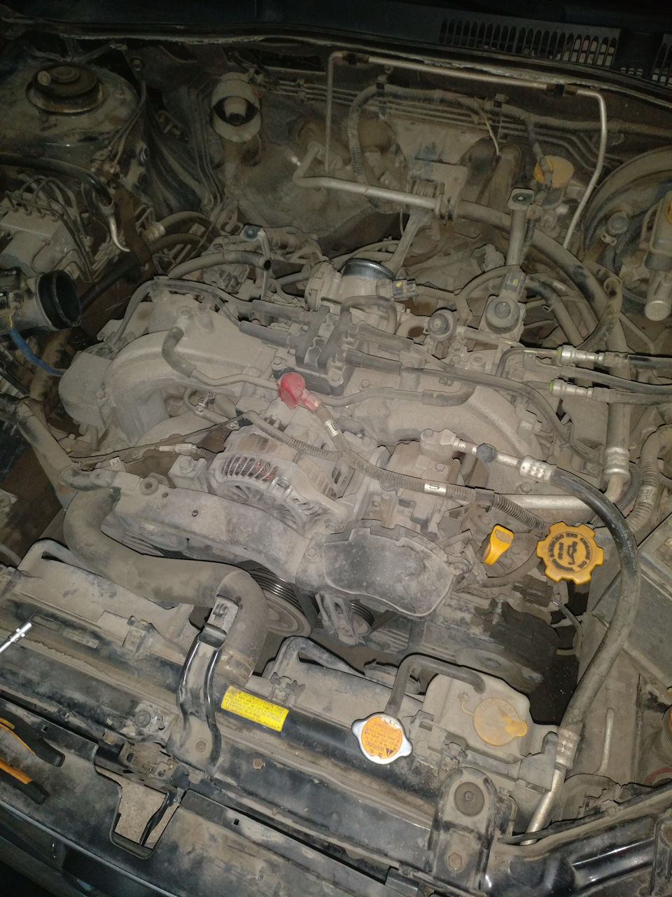 Чистка ДЗ и замена датчика детонации — Subaru Legacy (BL/BP), 2,5 л ...