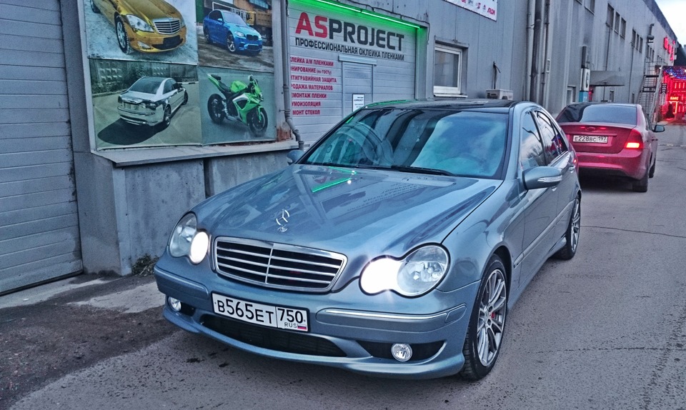 Матовый графит Мерседес w203