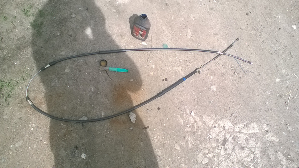 Длинный трос, помазал тормозухой бск запассы ссср — Москвич 2141