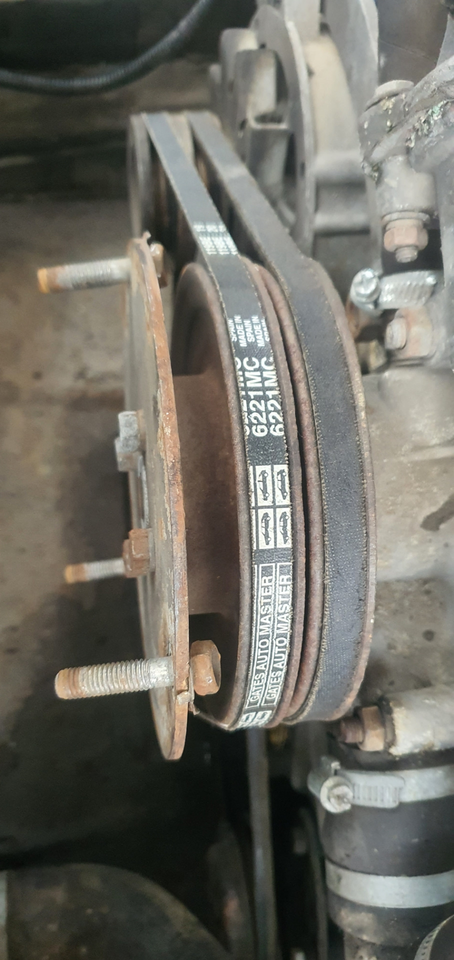 Ремени генератора… — ГАЗ 31029, 2,4 л, 1993 года | поломка | DRIVE2