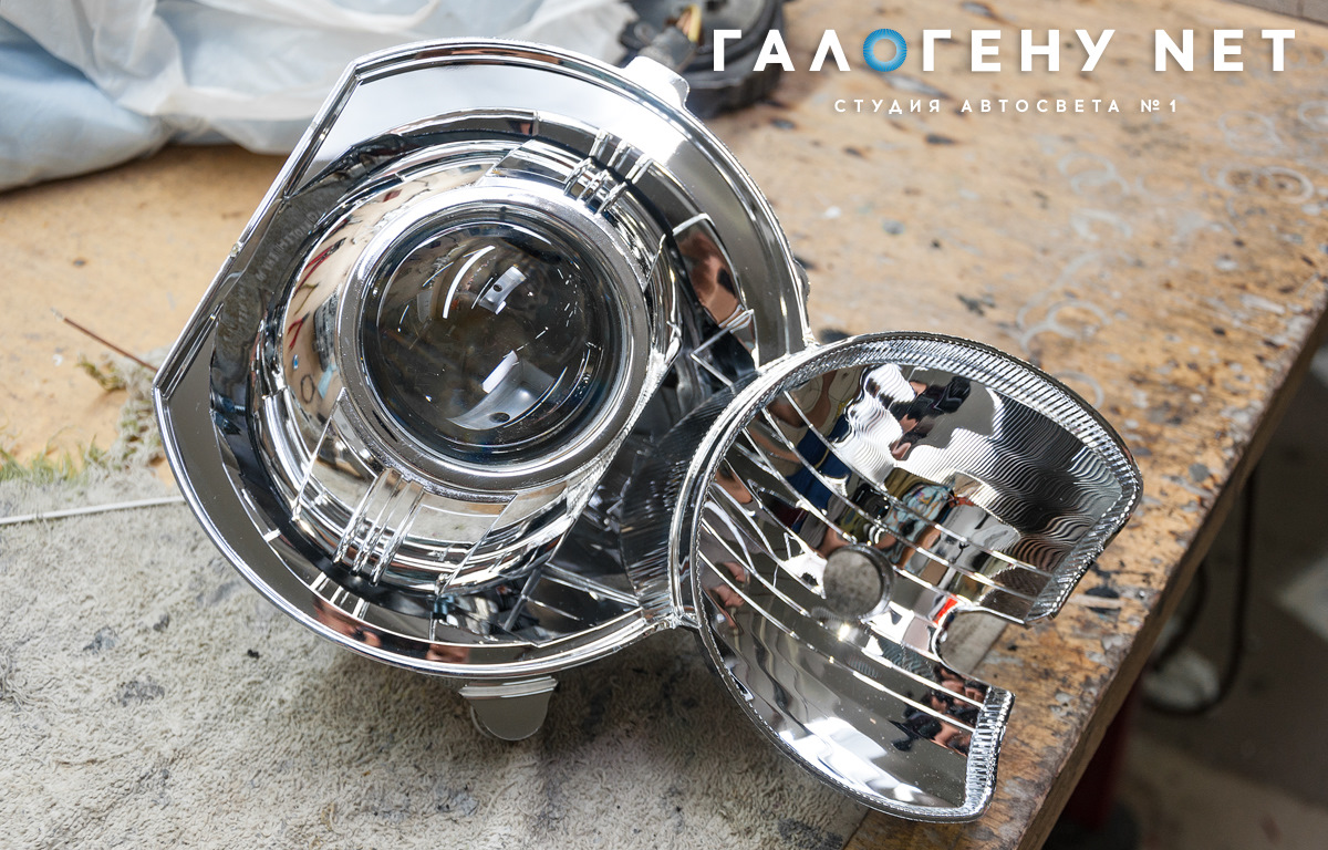 Jeep Commander — установка биксенона в галогенные фары, замена ламп ...