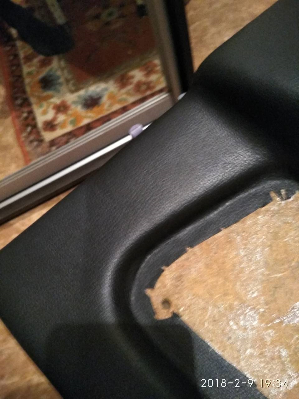 пробный вариант перетяжка дверной карты 2 — Opel Vectra A, 1,8 л, 1989 ...